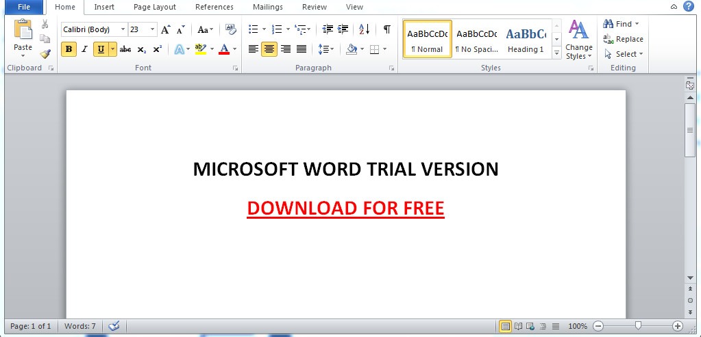 microsoft word free trial download for mac